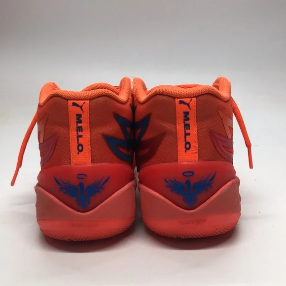 Mens PUMA MB.02 Supernova 376442-01 Orange/Blue USED Without Box Sz 6 - Picture 4 of 12